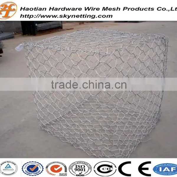 Factory Price Heavy Duty Hot Dipped Galvanized Hexagonal Wire Mesh Gabion Box Gabion Basket Hexagonal Wire Mesh Stone Box photo-2