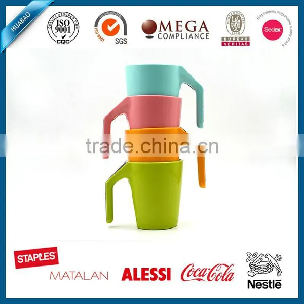 GREEN and Rapid Degradation Corn Starch Material Healthy Water Cup With Silicone Base for Gifts