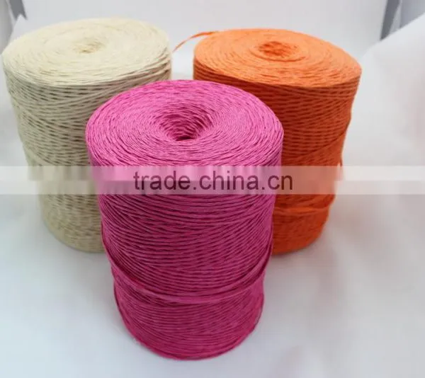 Colorful Paper Twist Twinefor Packing,decorating,gardening,party,paper Twine Necklace Display photo-4
