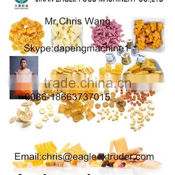 Small Snack Food Machine/snack Extruder