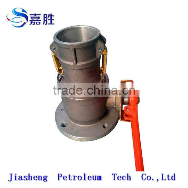 Aluminium Alloy Throughway Flange Ball Valve Female photo-2
