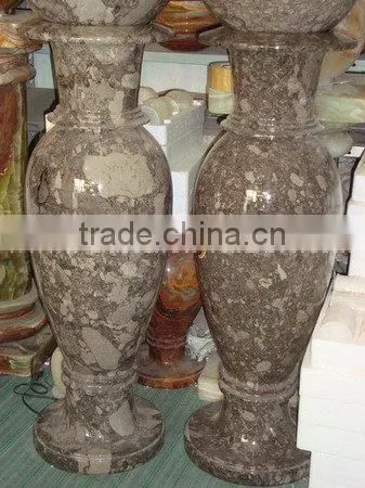 DECORATIVE OCEANIC GEM MARBLE FLOWER VASES photo-3