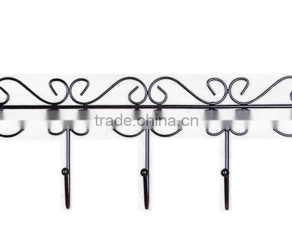 Store More House Organizer Black Over The Door Hanging Rack photo-2