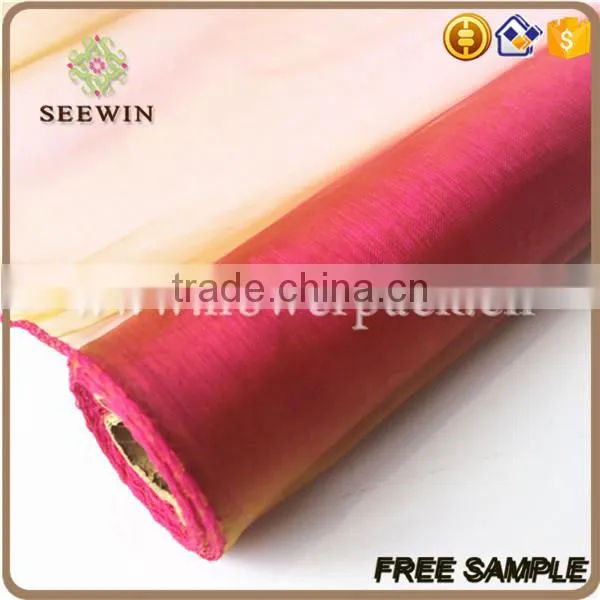 Iridescent Organza Nylon Fabric Roll and Sheet photo-6