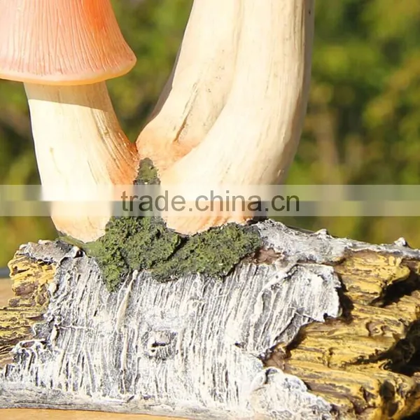 Garden Ornaments Fiberglass Mushroom Garden Solar Lights photo-5