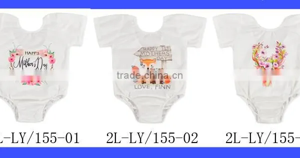 3 Pack Infant And Toddler White Summer Jumpsuits Natural Organic Blank Baby Onesie photo-6
