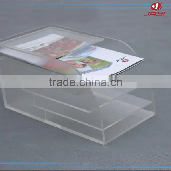 2017 China Supplier Wholesale Clear Acrylic File Holder Desktop Stationery Organiser photo-4