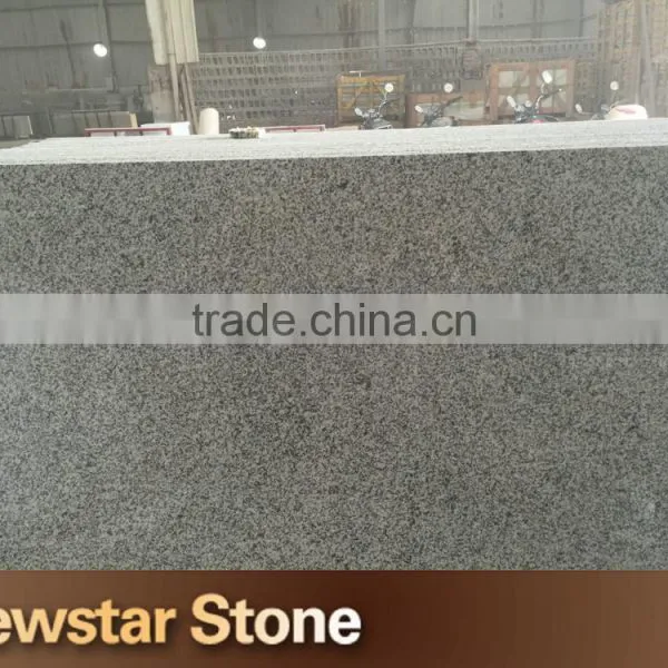 Newstar Stone Chinese Prefab Light Grey Pepper White Granite Countertop photo-5
