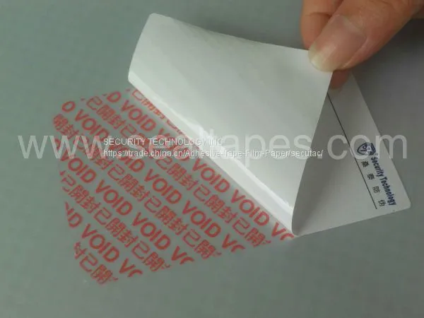 Tamper Evident Label Printing Materials photo-3