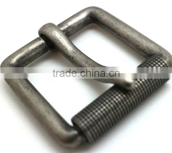 1-1/2" Standard Leather Belt Buckl, Zinc Alloy Material Buckle With Roller, Antique Nickel Belt Buckle photo-6