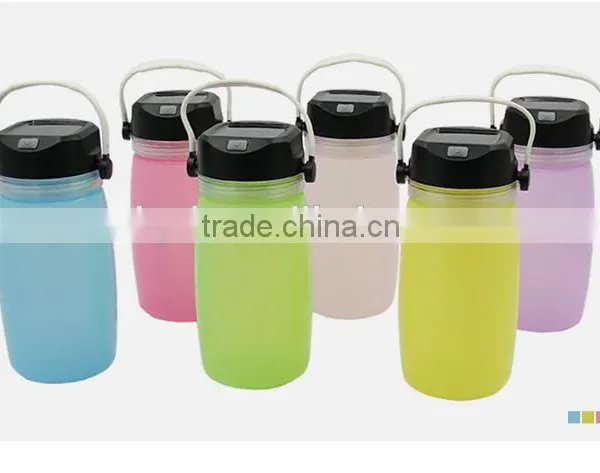 2016New Outdoor Travel Portable Folding Cup Multi-function Folding Magic Cup Kettle Silicone Folding Water Bottle photo-2