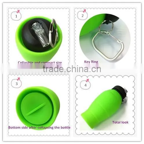 Shenzhen Jewelives 600ML Silicone Water Bottle for Outdoors photo-2