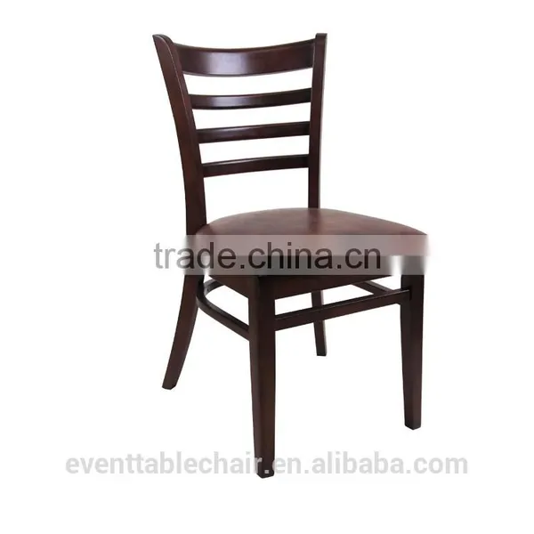 Wholesale Restaurant Living Room Low Price Dining Chair Wooden Furniture Solid photo-4