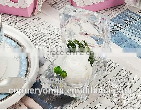 Fresh Flower Preserved Rose Head Ring Box photo-3