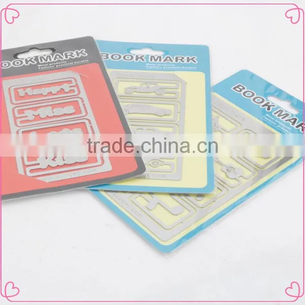 Metal Color S/S OEM Shapes Bookmark Office Stationery photo-3