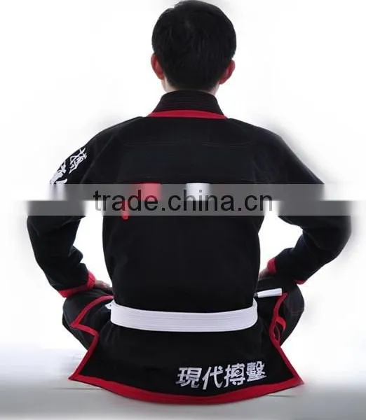 Pearl Weave Fabric Bjj gi Kimono Custom Logo Jiu Jitsu photo-2