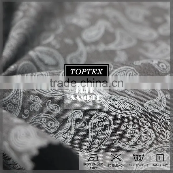 Woven High Quality Floral Printed CHAMBRAY Fabric for Clothes photo-2