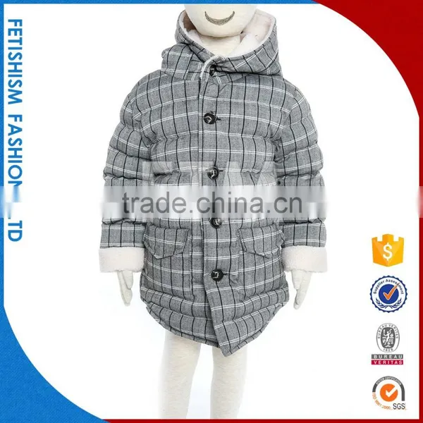 Fashion Cotton Children Kids Feather Down Coat