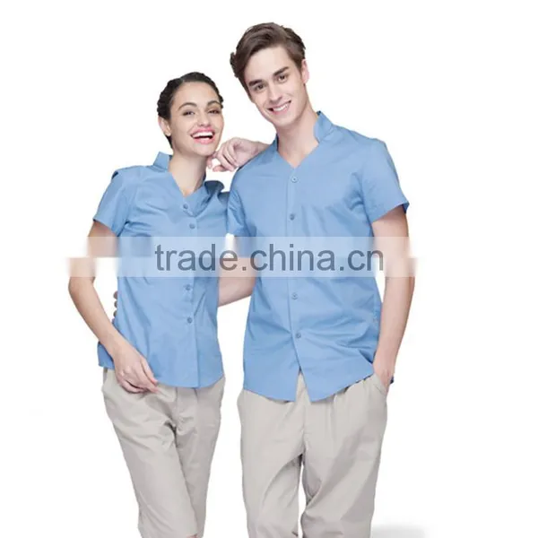 China OEM Staff Waiters Uniform Designs Work Wear Restaurant Uniforms photo-4