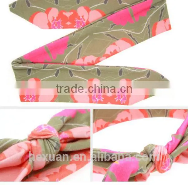 Fashionable Kids Printed Cross Baby Girls Hairband Children Hair Accessories photo-5