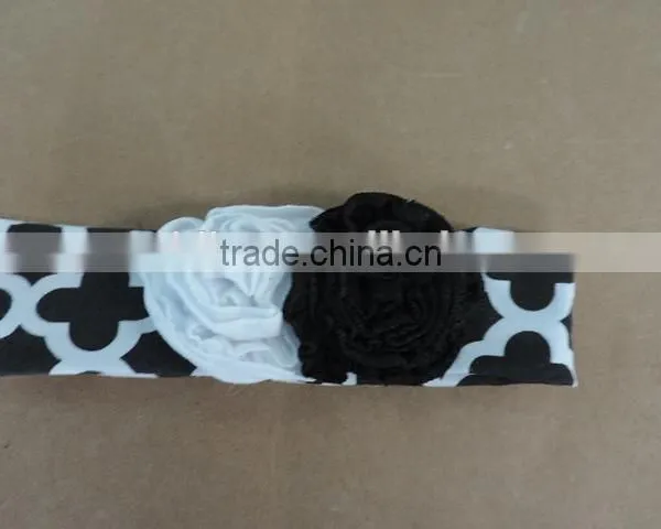 Baby Girl Elastic Fabric Headband Kids Braid Cross Dot Hairband Flower Knot Solid Craft Children Boutique Headband photo-6
