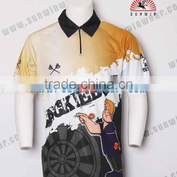 Popular New Fashion Custom Design Darts Polo Shirt / Dart Jersey / Dart Cloth photo-2