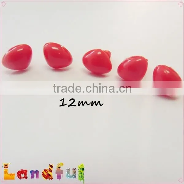 12mm Plastic Red Nose Craft Triangle Nose Bear Dog Cat Bonny Nose photo-4