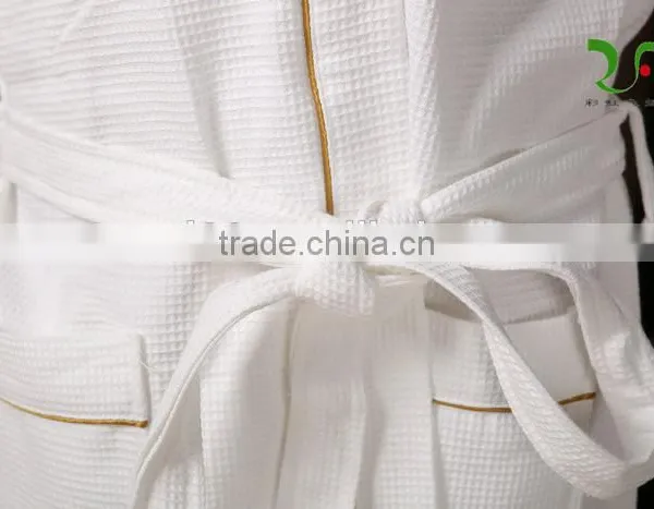 100% Cotton Honeycomb Fabric Waffle Robe photo-3