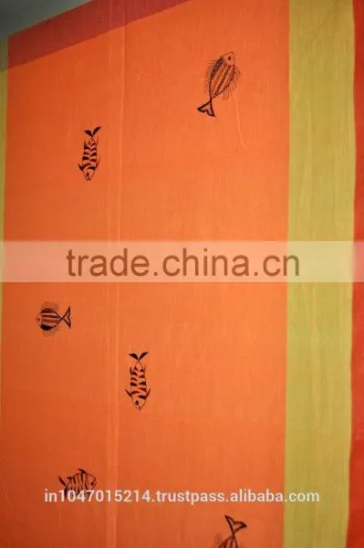 Hand Woven Hand Embroidered Table Cloth