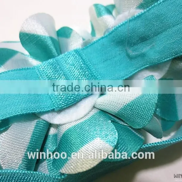 2015 Hottest Elastic Bead Flower Hairband for Chirldren photo-5