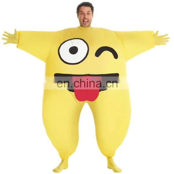INFLATABLE EMOJI COSTUME CHEEKY MEGAMORPH COSTUME FANCY DRESS FOR ADULT photo-2