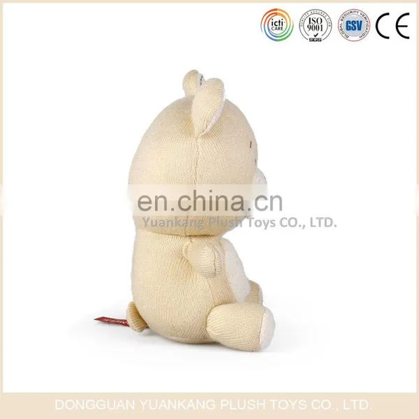 Plush Cute Embroidered Teddy Bear Stuffed Toy photo-2