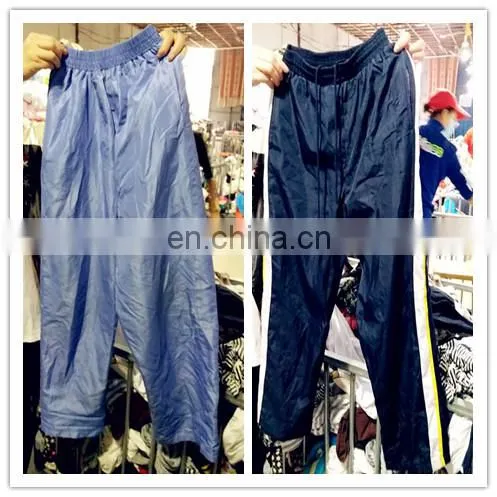 Summer Man Trousers Used Clothes Seller in Guangzhou