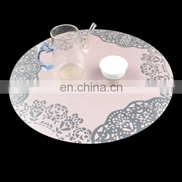 Wholesale Round Purple Christmas pp Placemat photo-3