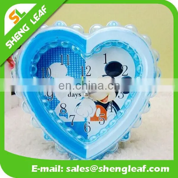 Wholesale Big Hearts the Alarm Clock Creative Alarm Clock Plastic Cartoon Alarm Clock photo-4