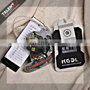 Custom New China Design Clothes Brand Printed Paper Hang Tag photo-5