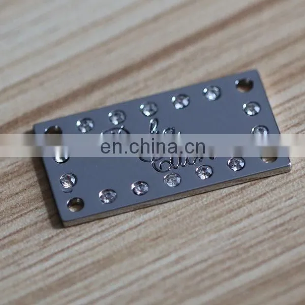 Fashion Durable Metal Garment Label Customized Handbag Metal Logo for Sale photo-2
