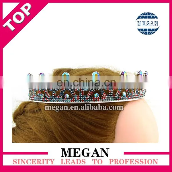 Wholesale Crystal Rhinestone Crown Bride Tiara Girls Tiara Crown photo-3