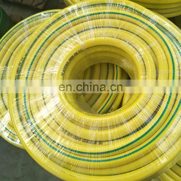 Factory Produce PVC Fiber Reinforced Hose Pipe / Braided Transparent Flexible PVC Garden Hose photo-4