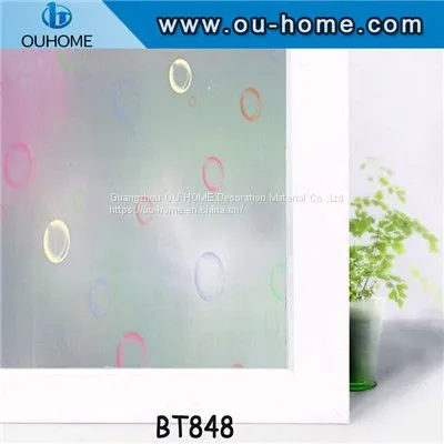 BT848 Printing Frosting Glass Decorative Window Film