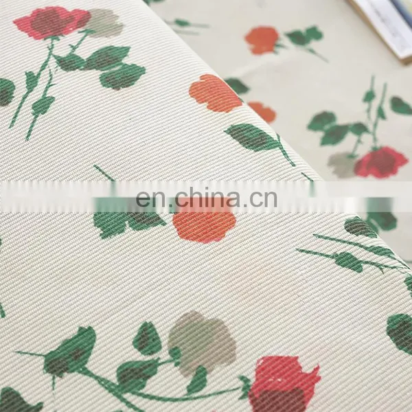 Hot Sale High Quality Fancy Roses Printing Cotton Woven Protective Garden Sofa Covers photo-4