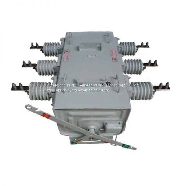 Indoor Outdoor AC High-Voltage Motorized Operation Pole Mounted Sf6 Gas Insulated Load Break Switch LBS Lbs With Controller and Module Rubber Bushing Rmu Use photo-2