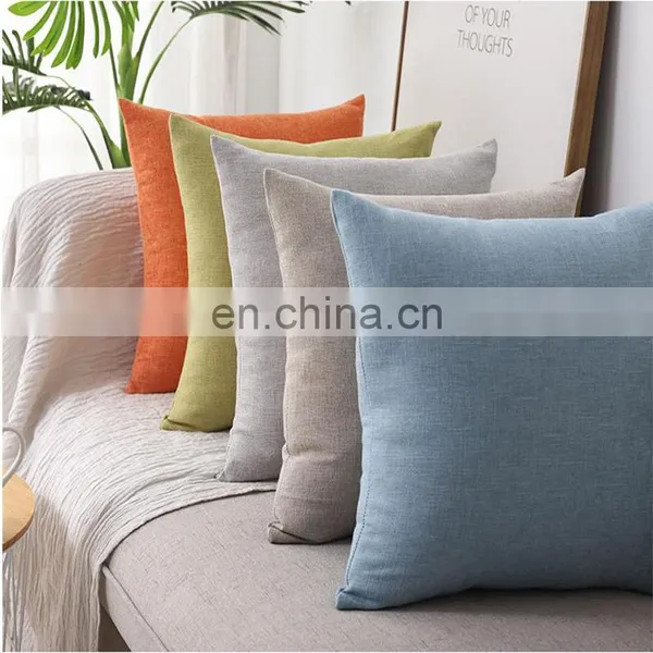 Free Sample Nordic Style Custom Pattern Size And Logo Soft Comfortable Square Cushion Covers For Home Sofa Decor Ready To Ship photo-4