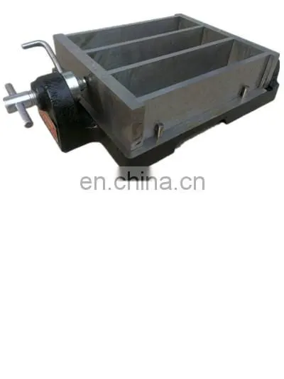 Three Gang Steel Cube Moulds Cement Mortar Prism Molds 40*40*160mm photo-2