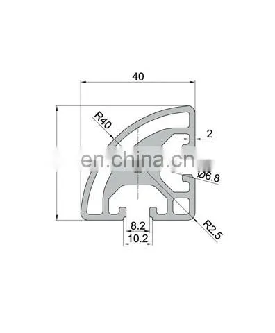 SHENGXIN Easy And Assembly Professional Extruding 4040 Slotprofile photo-2