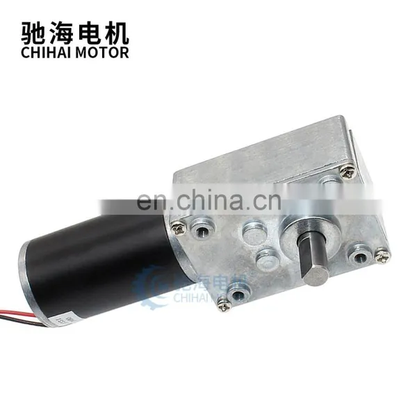 ChiHai Motor CHW-GW4058-3162 DC12V 24V Powerful Turbo Worm Geared Motor Type-D Shaft High Power Reversed Low Speed Worm Motor photo-6