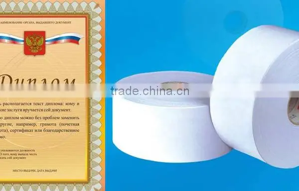 Hot Sale 95g Watermark Security Paper for Bank Note With Visible/invisible Fibers Lianlong Brand photo-5