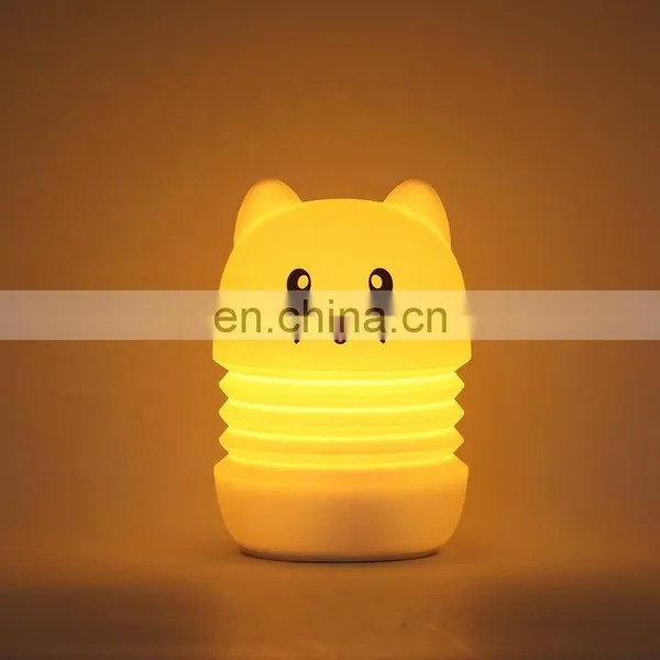 New Product 2021 Night Light Soft Silicone Nursery Lights LED Lamp for Girls and Boys Bedrooms photo-5