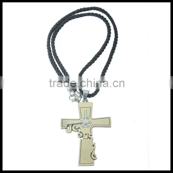 New Trendy Titanium Steel Necklace Cross