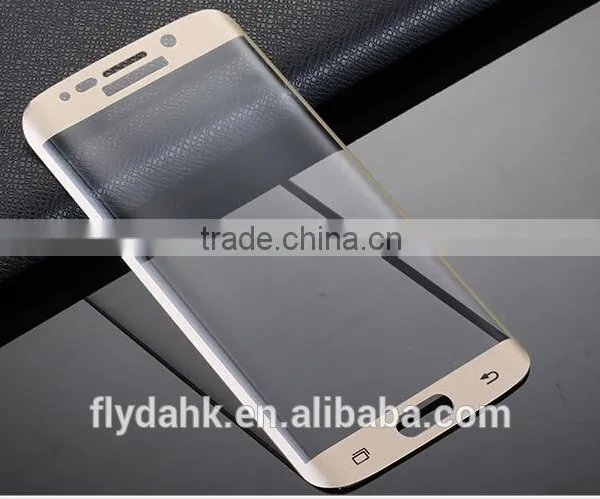 Front Full Coverage Curved Protective Film Tempered Glass Screen Protector For Samsung Galaxy S6 Edge S6 Edge Plus photo-4